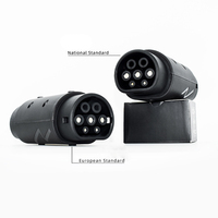 Adaptateur GBT vers Type 2 pour VE, Fournisseur d'usine, Convertisseur Tesla vers Type 2 32A 3P1P, Convertisseur Tesla vers GB, GB vers J1772 Type 2, vers Tesla, 7KW 22KW