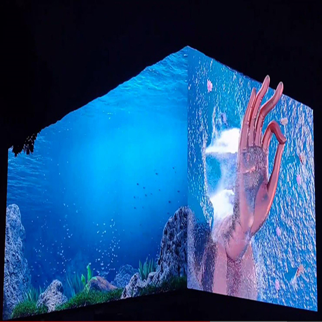 Lecede Flexible Transparent Holographic 3D LED Film Advertising LED Display Glass Slim Led Screen for Glass Window