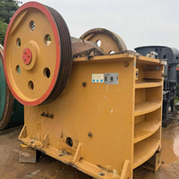 Concasseur à mâchoires minier HONGSHENG d'occasion PE600*900, machine de concassage primaire avec moteur AC, capacité max. 300 t/h, roulement et boîte de vitesses