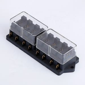 Buen <span class=keywords><strong>precio</strong></span>, caja portafusibles <span class=keywords><strong>de</strong></span> hoja <span class=keywords><strong>de</strong></span> 8 vías, portafusibles automotriz para coche, barco, camión, con cubierta impermeable - Product Image 2
