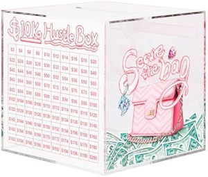 Vente en gros de haute qualité acrylique personnalisé clair fille Sublimation 10K Smash Box pour enfants - Product Image 1