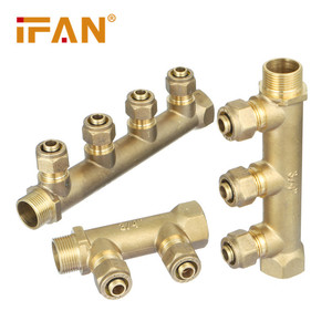 Ifan Phụ Kiện Bằng Đồng Ống Pex Đa Dạng 4 Chiều Và Ống Sưởi Dưới Sàn Ống Đồng - Product Image 3