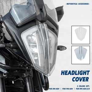 Accessoires de moto XXUN Protection de phare Couvercle d'écran Lentille pour KTM 390/SW 2019-2023 <span class=keywords><strong>790</strong></span> <span class=keywords><strong>ADV</strong></span> 890ADV/S/R 2019-2022 - Product Image 2