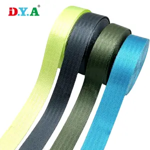 Nhiệm vụ nặng nề Đen web ban nhạc bán buôn Nylon Webbing cho dây an toàn Webbing