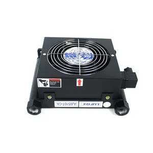 AJ0510TB-CA Longer Life Hydraulic Oil Cooler Heat Exchanger Small Black Radiator With Fan Automatic Transmission