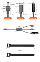 Kabel Data USB Type-C Standar 2 Meter dengan Pengisian Cepat 5A, Konduktor Tembaga Murni, Jaket PVC, Model HTP90801 untuk Penggunaan Kamera