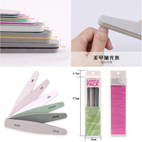 En gros 6 Ongles Set Set Éponge Frotter Bande De Polissage Lime À Ongles Bande De Polissage Manucure Soins Outils Bande De Sable pour Salon De Manucure Diy