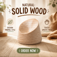 Diffuseur d'huiles essentielles en bois de hêtre CNC de luxe, sans joint, pour l'aromathérapie et la décoration intérieure, logo personnalisé, petit MOQ accepté