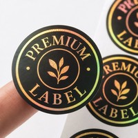 Autocollant de marquage à chaud au laser or, motif holographique précis, réflectivité