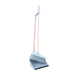 Chinese Factory Commercial Outdoor Indoor 2 In 1 Perfect Floor Broom Stick Plastic Cleaning Broom And Dustpan