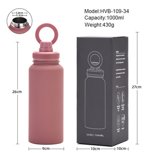 Botella de Agua Aislada al Vacío de Acero Inoxidable, Soporte Magnético para Teléfono, a Prueba de Fugas, Portátil para Gimnasio, Viajes y Actividades al Aire Libre - Product Image 5