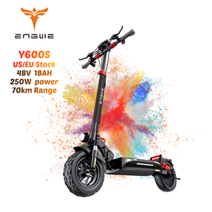 Patinete Eléctrico ENGWE Y600 Mejorado con Doble Suspensión de Amortiguación, Scooter Todoterreno de 10 Pulgadas, 48V 18AH, Patinete Eléctrico de Dos Ruedas, Stock en UE y EE. UU. - Product Image 1