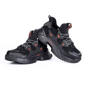 <span class=keywords><strong>Zapatos</strong></span> de seguridad para el trabajo antigolpes y antipinchazos para hombre, <span class=keywords><strong>Zapatos</strong></span> negros transpirables ligeros para Protección Laboral - Product Image 6