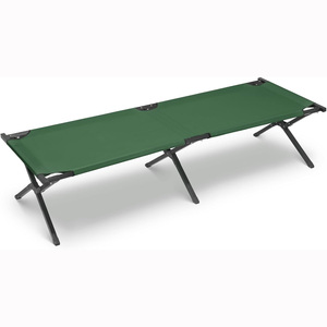 Tempat tidur lipat logam taktis luar ruangan, tempat tidur berkemah dapat dilipat dari bencana darurat, tempat tidur berbaris lipat - Product Image 2