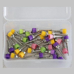 แปรงขัดฟันหัวแบนไนลอน 100 ชิ้นอุปกรณ์ฟอกสีฟันแบบใช้แล้วทิ้ง - Product Image 3