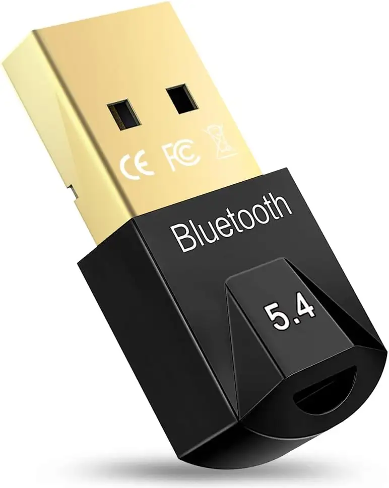 USB Bluetooth 5.4 Dongle Adapter for PC Speaker Wireless Mouse Keyboard Music Audio Receiver Transmitter Plug and Play