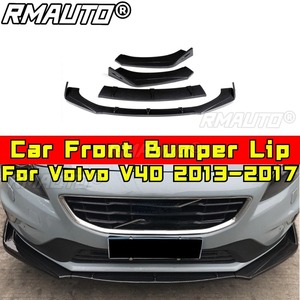 <b>For</b> Volvo V40 <b>Car</b> Front Bumper Lip Splitter <b>Diffuser</b> Spoiler <b>For</b> Volvo V40 2013-2017 Bumper Guard Protector <b>Car</b> Accessories - Product Image 2