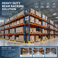Étagère à palettes sélective robuste sur mesure OEM, unité de rayonnage à poutres réglables pour entrepôt, pour l'empilage de marchandises en vrac sur palettes