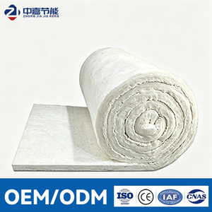 วัสดุปะเก็นทนไฟอะลูมิเนียมซิลิเกต ผ้าใยเซรามิกจากโรงงานจีน ขายส่ง - Product Image 1