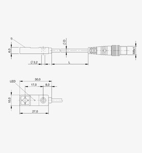เซ็นเซอร์วัดระยะแบบเหนี่ยวนำ B-ALLUFF BES044W รุ่น BES R03KC-PSC30B-BP00,5-GS49 PNP NO IP67 มีสินค้าในสต็อก - Product Image 4