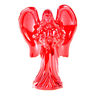ハロウィーンの天使刻まれた赤いクリスタル - Product Image 1