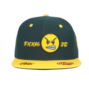 NOANOA Chapeau Snapback brodé personnalisé avec <span class=keywords><strong>Smiley</strong></span> Funny Signature Esthétique Bicolore Style Mexicain Casquette d'extérieur à bord plat - Product Image 2