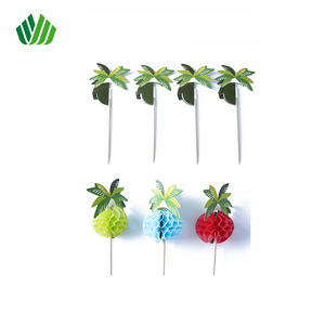 ไม้เสียบผลไม้แบบใช้แล้วทิ้ง รูปทรงต้นมะพร้าว สำหรับค็อกเทลและ<span class=keywords><strong>เค้ก</strong></span> - Product Image 3