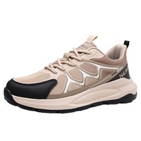 Nouvelles chaussures de sport pour hommes en maille respirante, légères, absorbant les chocs, confortables, pour le campus, à lacets, pour l'automne