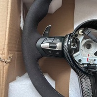 Volant en Alcantara noir pour BMW F10 F20 F15 F01 F22 F30 F34 F35 X3 X5 F36 F32 F80 F82 M3 M5 M4 M6 CS