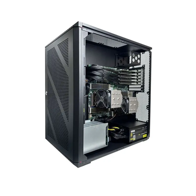WS04A  Dual tower chassis case of workstation