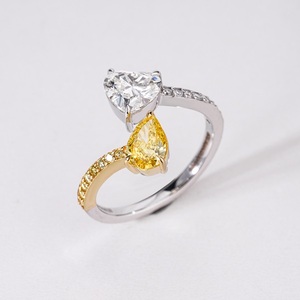 Anillo de Diamantes Cultivados en Laboratorio de Oro Sólido de 14K para Mujer, Joyería Fina con Diamantes de Corte Brillante y Diseño Elegante y Atemporal - Product Image 5