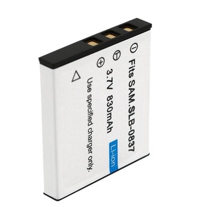 SLB-0837 830mAh Battery for Samsung Digimax L70 L80 L73 CE RoHS Certified Wholesale Bulk High Capacity 0-Cycle Cell - Product Image 1