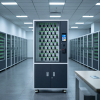 Armoire à clés intelligente à reconnaissance faciale pour les entreprises, accès autonome et enregistrement à distance, casier de stockage de clés