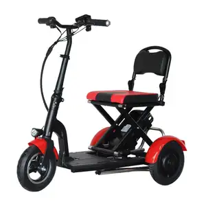 De gros électrique scooter adultes 100kg-Trottinette électrique pliable à 3 roues, pour adultes, appareil à 3 roues, bon marché, pour adultes et handicapés, en chine