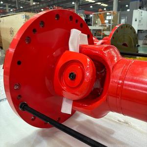 Acoplamiento de Eje Universal con Brida Personalizada No Estándar SWC, Longitud 780 mm con Extensión de 50 mm, Color Rojo, para Industria Pesada - Product Image 4