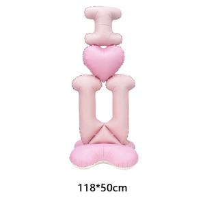 Globo Gigante de Peluche con Forma de Oso de San Valentín para Decoración de Escenas de Propuestas de Matrimonio y Declaraciones de Amor - Product Image 4