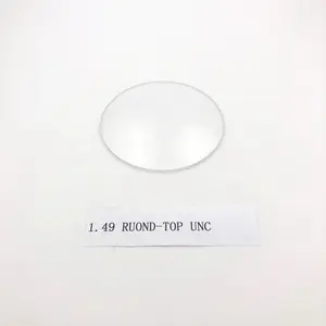 Lentes bifocais de alta qualidade, cr-39, 1.56 redondas, parte superior redonda, hmc/uc, lentes ópticas