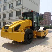 Compacteur routier, rouleau vibratoire à tambour en acier entièrement hydraulique de 10 tonnes pour projets autoroutiers