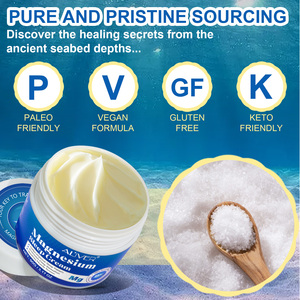 Crème de magnésium premium ALIVER <span class=keywords><strong>pour</strong></span> la relaxation corporelle, soutien du sommeil nocturne, lotion de magnésium pure <span class=keywords><strong>pour</strong></span> les muscles et les articulations - Product Image 6