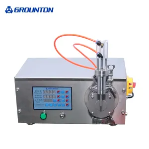 Máquina de enchimento de pomada única semi-automática, graxa de alta viscosidade, máquina de enchimento