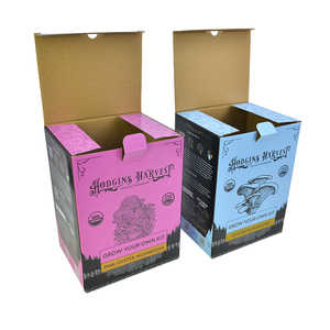 Custom Print Design Flat Pack Empty <strong>Mushroom</strong> Home Growth <strong>Kit</strong> Packaging Boxes <strong>Mushroom</strong> <strong>Grow</strong> <strong>Kit</strong> Corrugated Box - Product Image 3