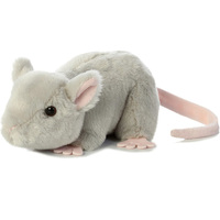 5306 Vente en gros CPSIA, peluche de souris courte et moelleuse, fabrication directe, jouet animal en peluche, rongeur, souris blanche et grise, souris en peluche, vente en gros