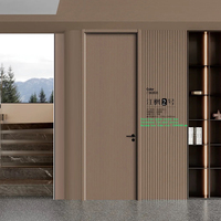 Porte intérieure battante en bois, personnalisée, avec peinture carbone cristal, anti-déformation, insonorisée, pour importateurs