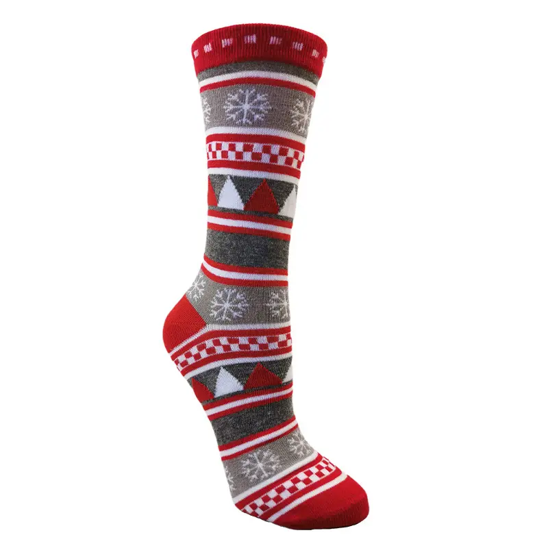 Kız erkek terlik çorap noel çorap bulanık kalın sıcak ağır polar astarlı kış çorap