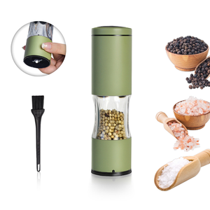 Nordic Style Matte Texture Light Green Manual <b>Pepper</b> Salt & <b>Pepper</b> Mill Sets Stainless Steel - Product Image 1