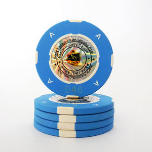 Fichas de póker de cerámica europeas personalizadas de 14g con logotipo de 5000 piezas para juegos de póquer y <span class=keywords><strong>casino</strong></span> <span class=keywords><strong>Joker</strong></span> - Product Image 5