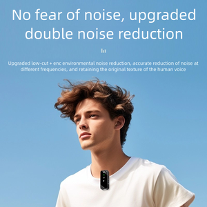 Microphone cravate sans fil à longue durée de vie de la batterie, microphone cravate H16, nouveau modèle mini <span class=keywords><strong>PORTABLE</strong></span> pour diffusion en direct, vlog - Product Image 6