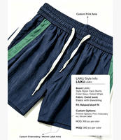Pantalones Cortos Capri de Verano 2026 para Hombre, Estilo Urbano, Finos, de Secado Rápido, Atléticos, de Longitud Media, Sueltos, con Bordado y Parches, de Seda Helada, con Cierre de Cremallera