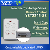 Nuevo Control Remoto Recargable para Garaje con Almacenamiento de Energía, 280-868Mhz, Clonación Cara a Cara, Duplicador YET2245 AIO SE PRO