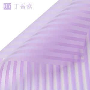 Ventes directement étanches en usine 10 couleurs 58*58 papier autocollant mat à rayures douces et ravissantes papier d'emballage de fleurs pour fleurs - Product Image 6